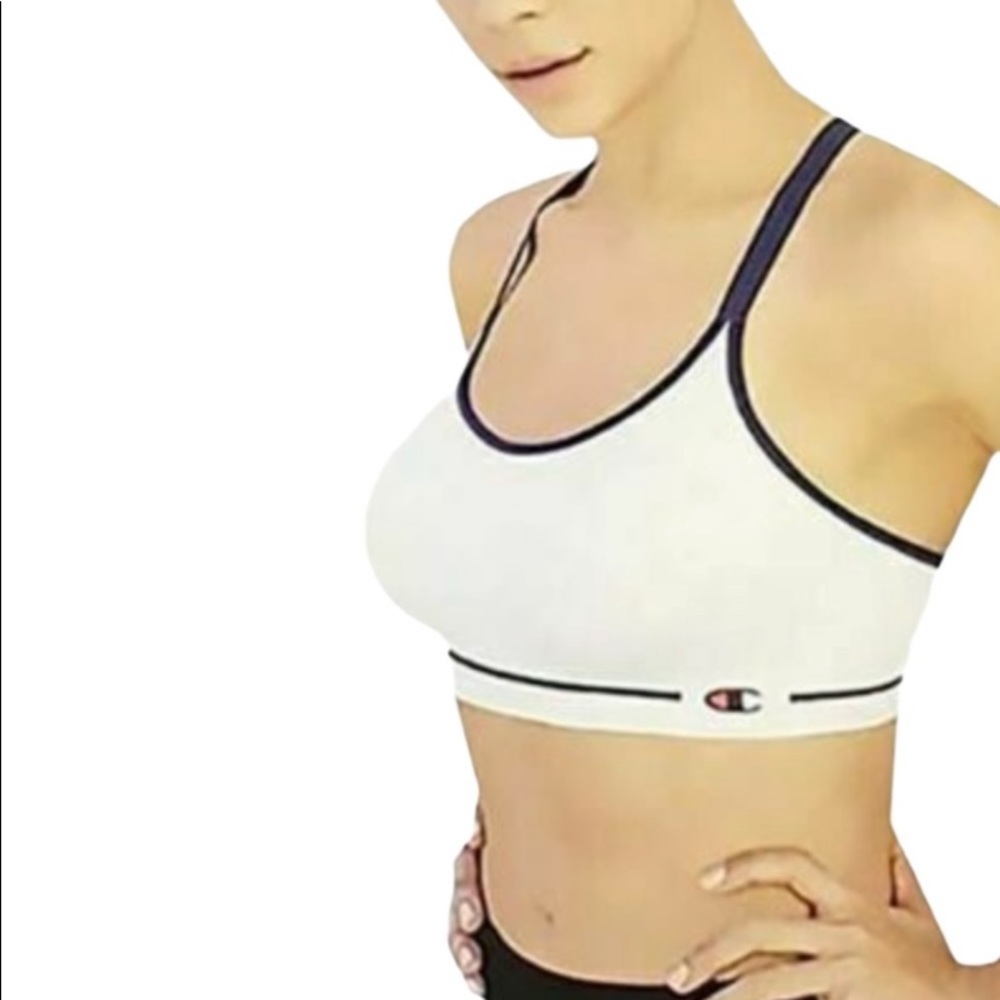 Champion Logo Stripe Sports Bra - Picture 2 of 4